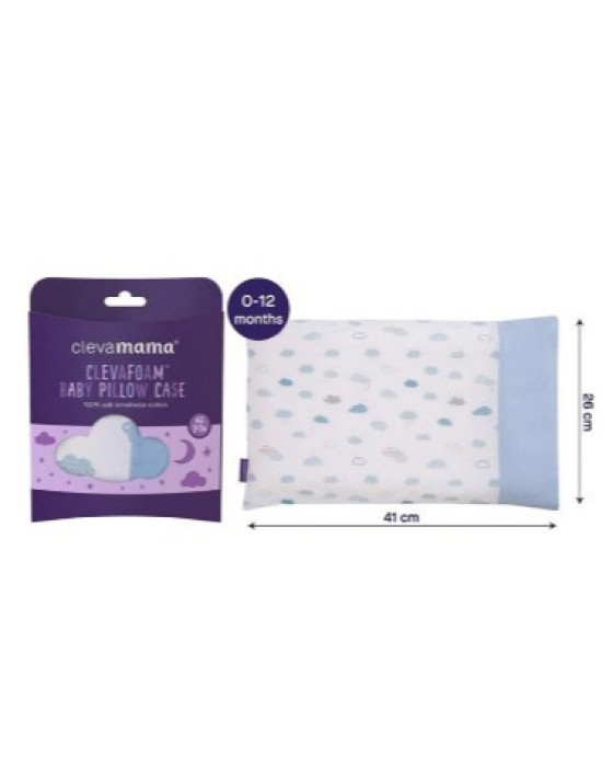 CLEVAMAMA CLEVAFOAM BABY PILLOW CASE