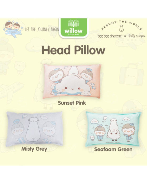 Baa Baa Sheepz Head Pillow Adult Around The World Sally & Pipper