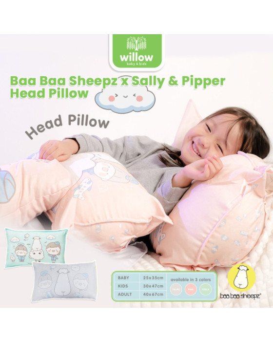 Baa Baa Sheepz Head Pillow Adult Around The World Sally & Pipper