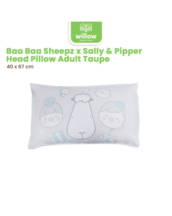 Baa Baa Sheepz Head Pillow Adult Around The World Sally & Pipper