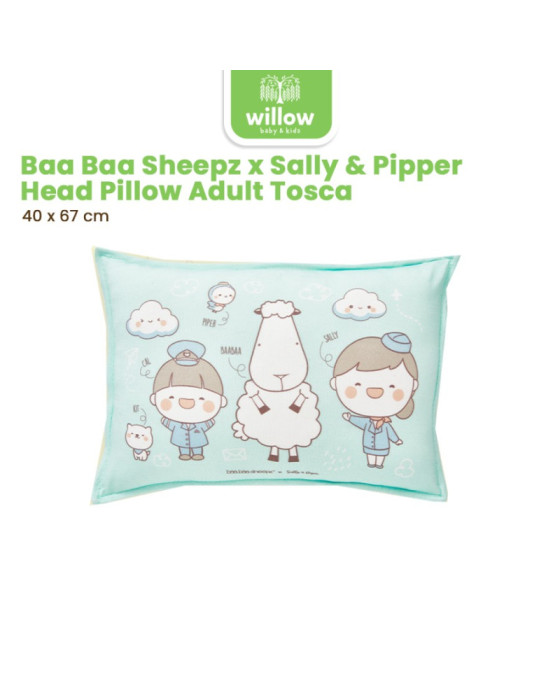 Baa Baa Sheepz Head Pillow Adult Around The World Sally & Pipper