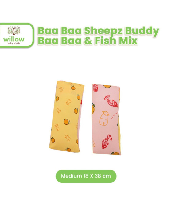 Baa Baa Sheepz Pillow Buddy Baa Baa & Fish Mix Bantal Bayi