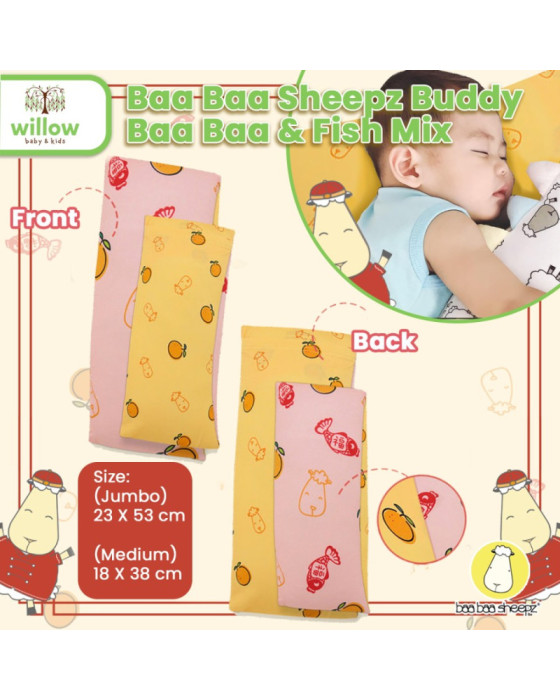 Baa Baa Sheepz Pillow Buddy Baa Baa & Fish Mix Bantal Bayi