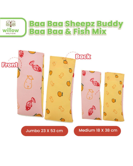 Baa Baa Sheepz Pillow Buddy Baa Baa & Fish Mix Bantal Bayi