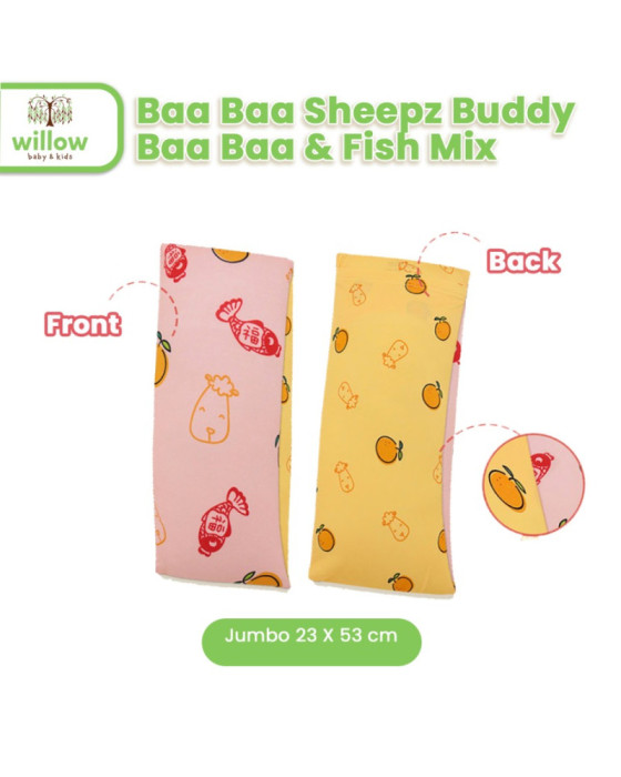 Baa Baa Sheepz Pillow Buddy Baa Baa & Fish Mix Bantal Bayi