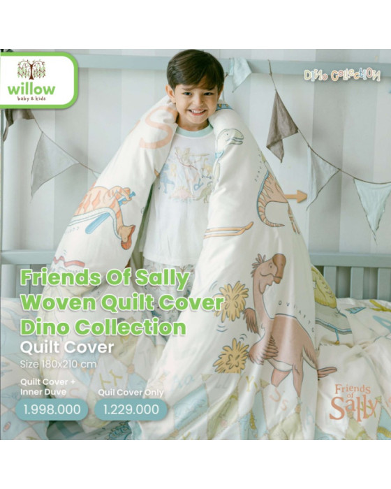 Friends Of Sally Woven Quilt Dino Collection Selimut Anak