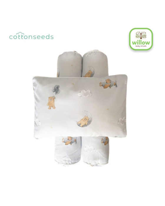 Cottonseeds Pillow & Bolster Set Bantal Guling Bayi New Series