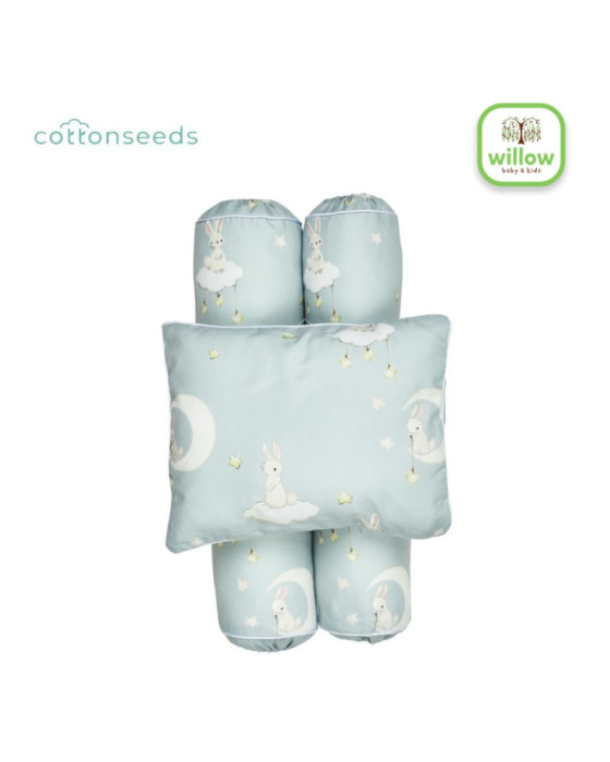 Cottonseeds Pillow & Bolster Set Bantal Guling Bayi New Series