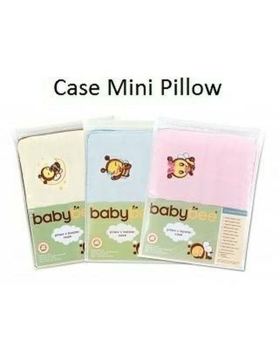 BABY BEE CASE MINI PILLOW SARUNG BANTAL MINI PILLOW - SILVER GREY