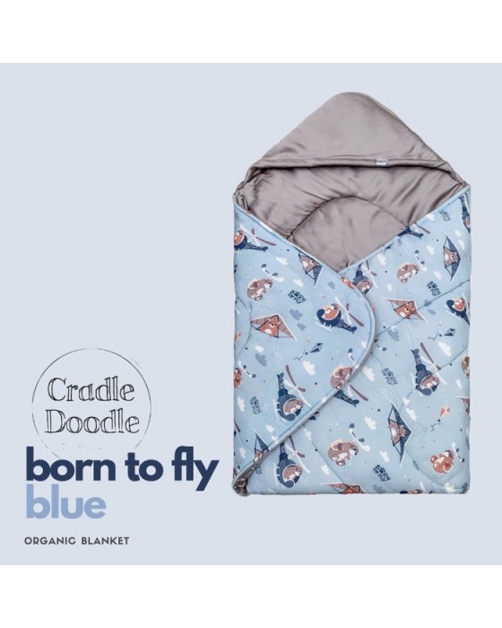 CRADLE DOODLE HOODIE BLANKET