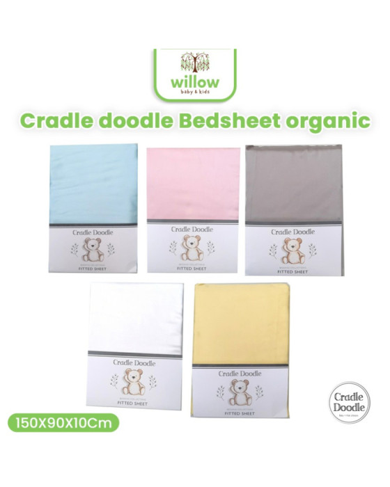 Cradle Doodle Bedsheet Organik Sprei 150X90X10Cm