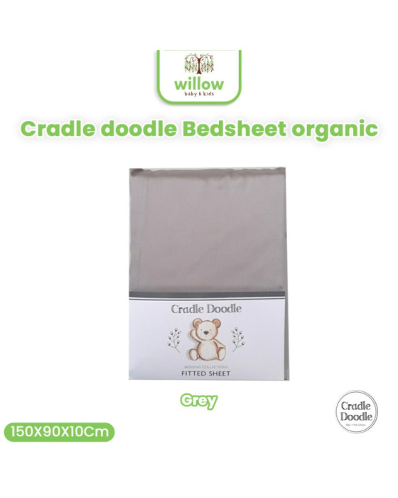 Cradle Doodle Bedsheet Organik Sprei 150X90X10Cm