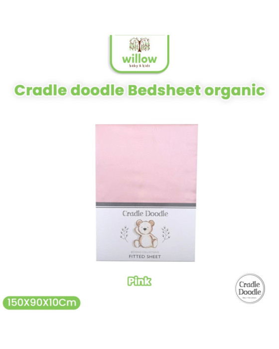 Cradle Doodle Bedsheet Organik Sprei 150X90X10Cm