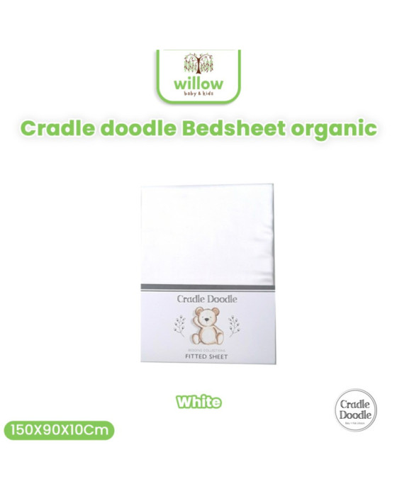 Cradle Doodle Bedsheet Organik Sprei 150X90X10Cm