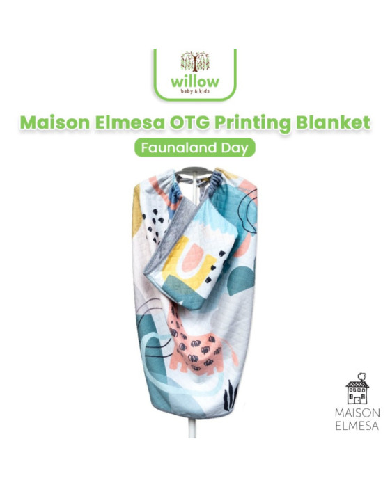 Maison Elmesa On The Go Printing Blanket Selimut Tidur Bayi