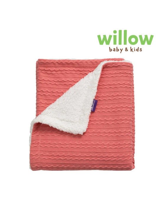 Clevamama Luxe Sherpa Baby Blanket Selimut Bayi