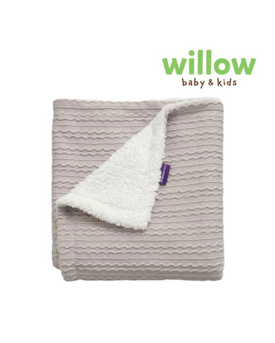 Clevamama Luxe Sherpa Baby Blanket Selimut Bayi