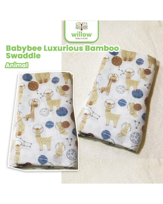 Baby Bee Luxurious Bamboo Swaddle Bedong Bayi