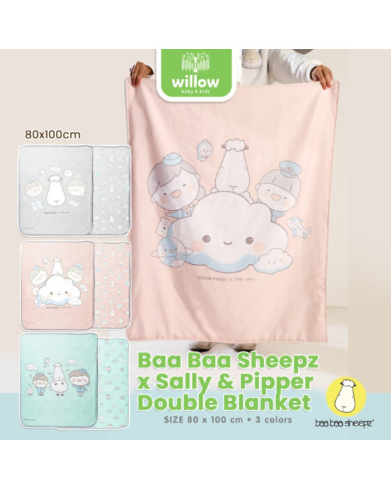 Baa Baa Sheepz Blanket 2.Layer Blanket Around The World Sally & Pipper