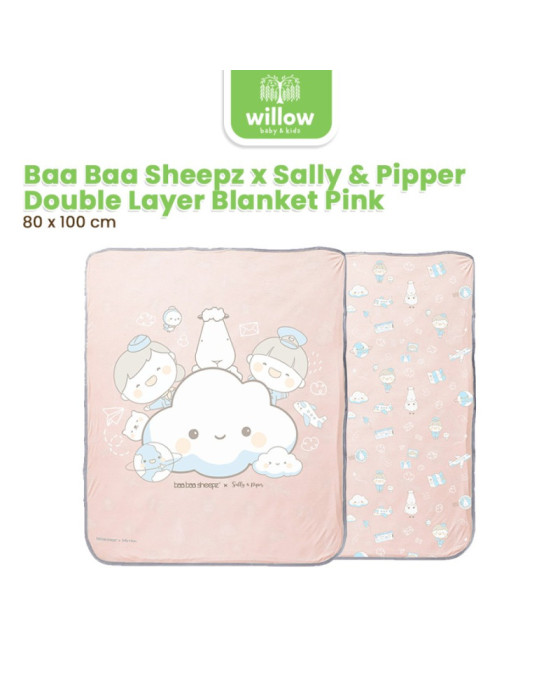 Baa Baa Sheepz Blanket 2.Layer Blanket Around The World Sally & Pipper