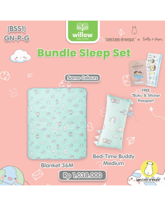 Baa Baa Sheepz Bundle Sleep Set BSS1 Perlengkapan Tidur