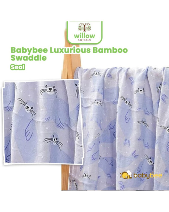 Baby Bee Luxurious Bamboo Swaddle Bedong Bayi