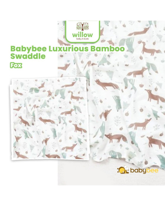 Baby Bee Luxurious Bamboo Swaddle Bedong Bayi