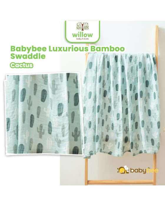 Baby Bee Luxurious Bamboo Swaddle Bedong Bayi