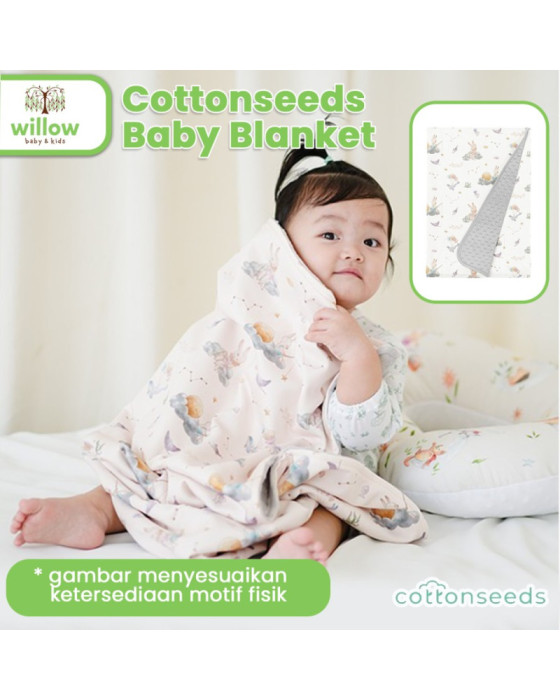 Cottonseeds Baby Blanket Selimut Bayi