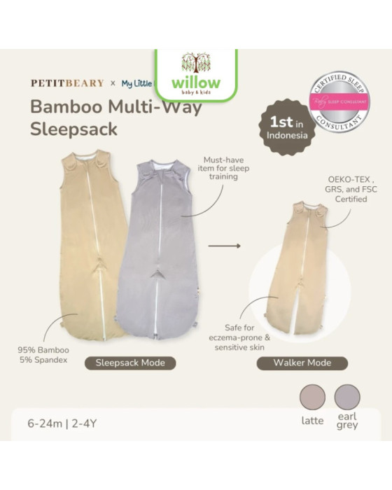 Petitbeary Multiway Sleepsack Bedong Bayi