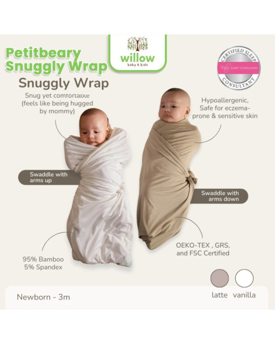 Petitbeary Snuggly Wrap Bedong Bayi