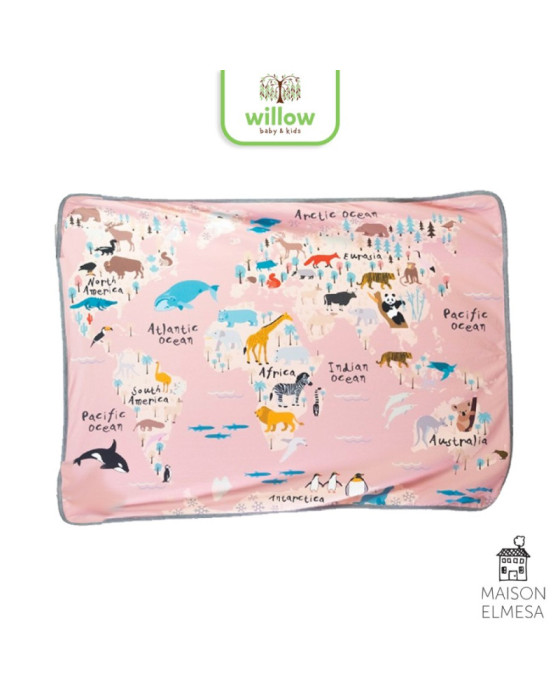 Maison Elmesa On The Go Printing Blanket Animaps Selimut Bayi