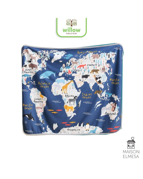 Maison Elmesa On The Go Printing Blanket Animaps Selimut Bayi