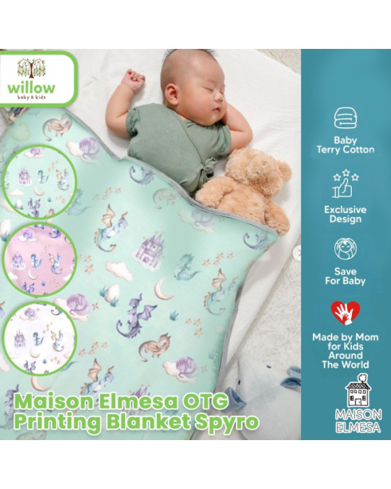 Maison Elmesa On The Go Printing Blanket Spyro Selimut Bayi