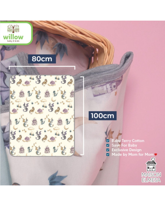 Maison Elmesa On The Go Printing Blanket Spyro Selimut Bayi