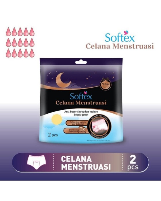 SOFTEX CELANA MENSTRUASI 2S 