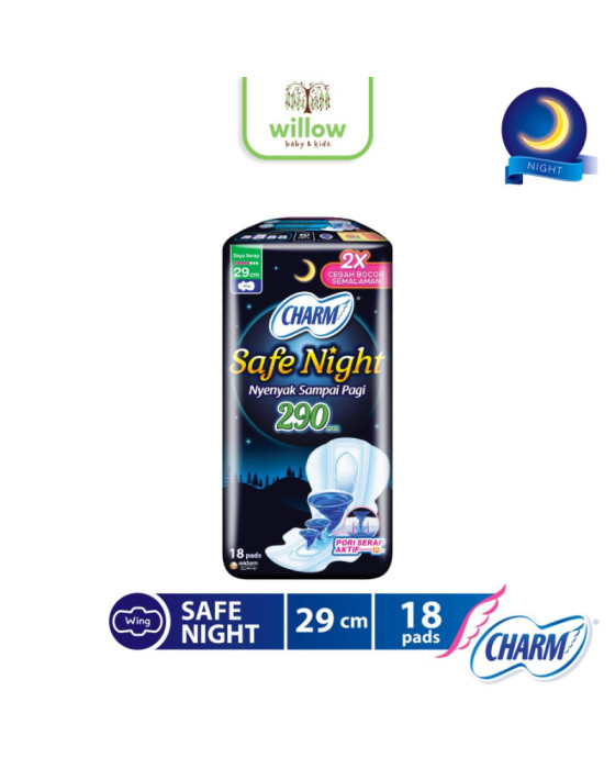 Charm Safe Night Wing Pembalut Wanita