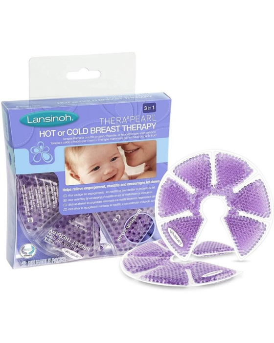 LANSINOH 3IN1 HOT OR COLD BREAST THERAPY PACKS