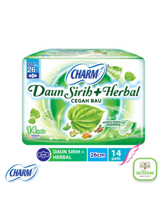 Charm Herbal Ansept+ Higienis Pembalut Wanita