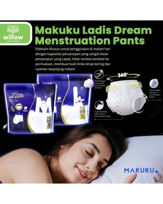 Makuku Ladis Dream Menstruation Pants