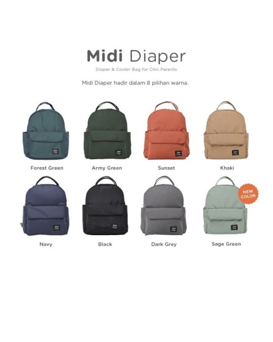 NERTUR DIAPER BAG MIDI