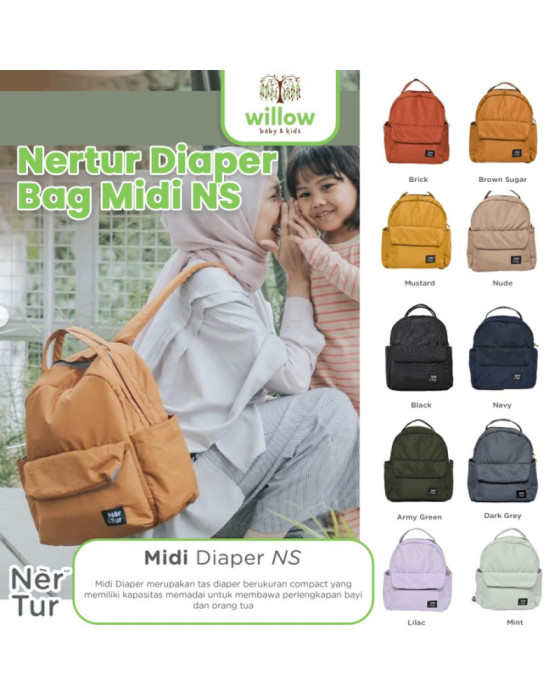 Nertur Diaper Bag Midi NS