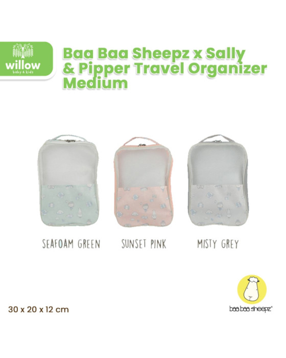 Baa Baa Sheepz Travel Organizer Around The World Sally & Pipper Perlengkapan Travel Medium