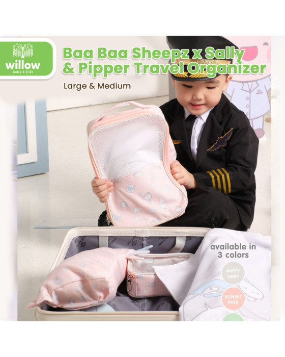 Baa Baa Sheepz Travel Organizer Around The World Sally & Pipper Perlengkapan Travel Medium