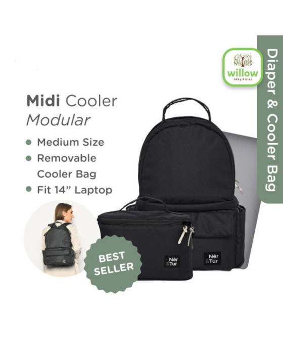 Nertur Diaper Bag Midi Cooler Modular Diaper Bag