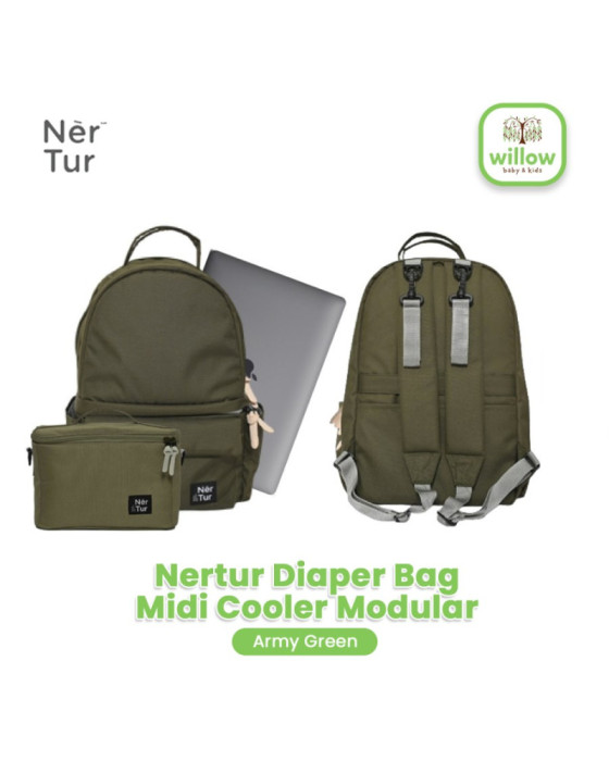 Nertur Diaper Bag Midi Cooler Modular Diaper Bag