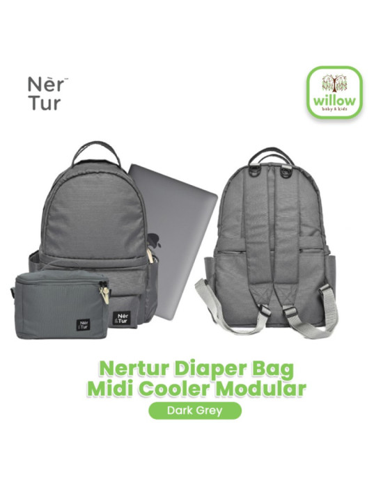 Nertur Diaper Bag Midi Cooler Modular Diaper Bag