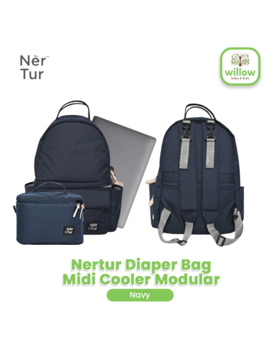 Nertur Diaper Bag Midi Cooler Modular Diaper Bag