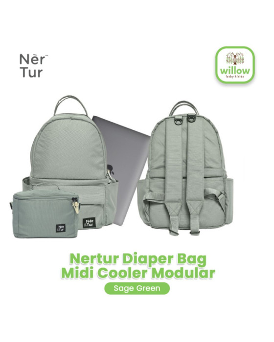 Nertur Diaper Bag Midi Cooler Modular Diaper Bag