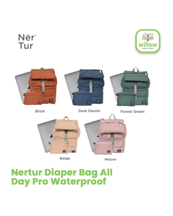 Nertur Diaper Bag All Day Pro Waterproof